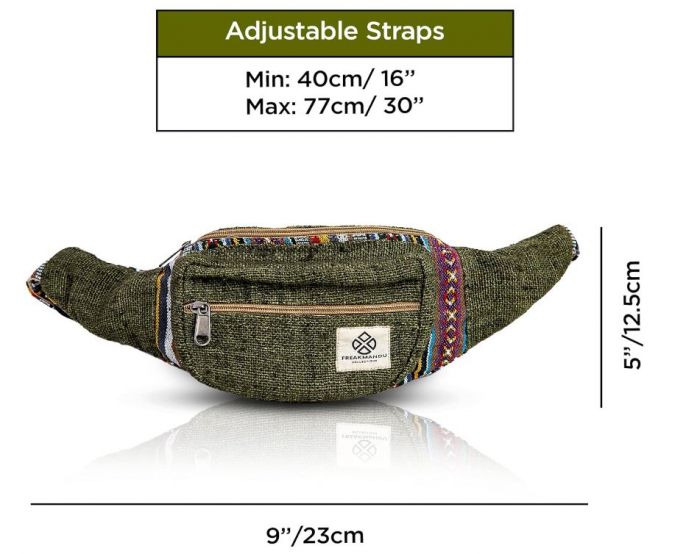 Geantă sport unisex Freakmandu Fanny Bags, Geanta de umăr si talie, borseta [3]