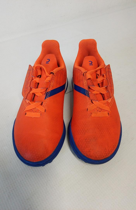 Ghete de fotbal pentru copii Viralto I Easy Turf, portocaliu/albastru, marime 28 [2]