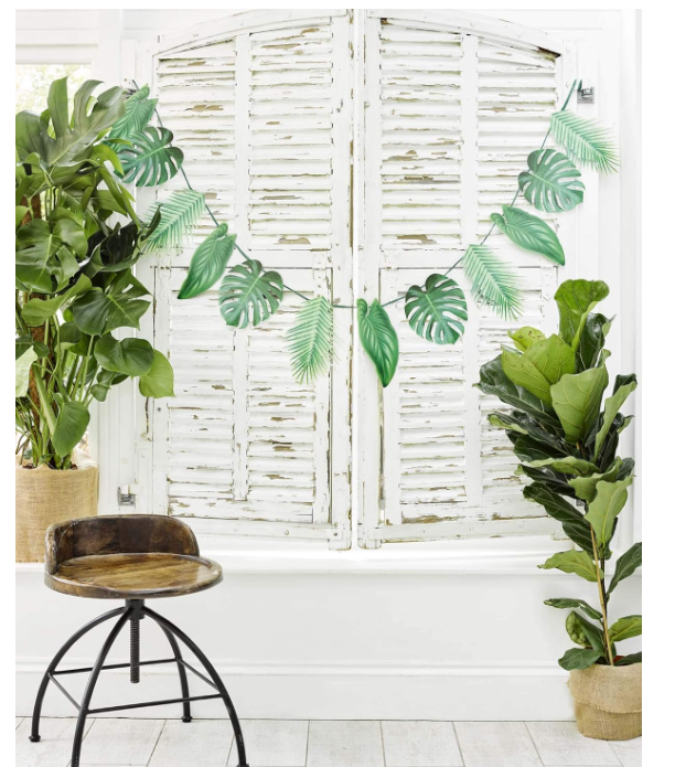 Ghirlanda cu frunze de palmier tropical Talking Tables, lungime 2.6m [6]