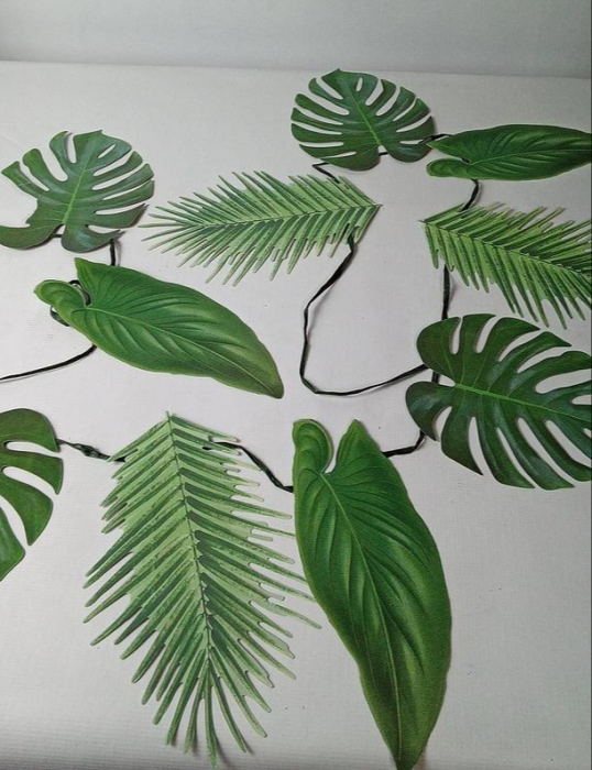 Ghirlanda cu frunze de palmier tropical Talking Tables, lungime 2.6m [4]