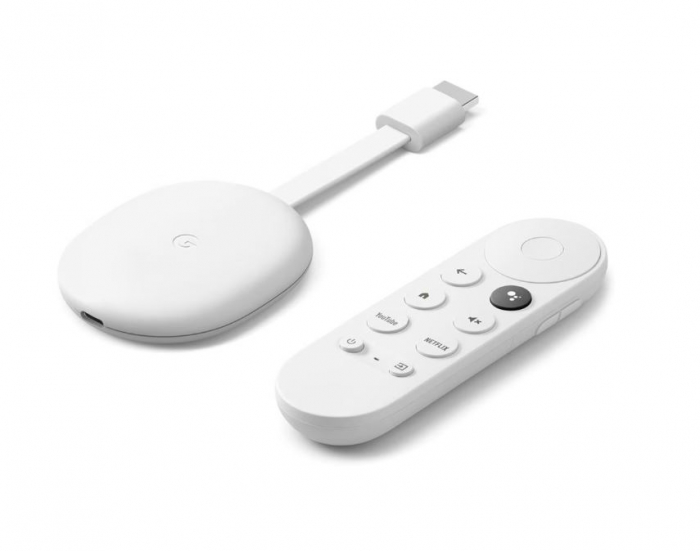 Google Chromecast Google TV, HD, HDMI, Bluetooth, Wi-Fi, Telecomanda comenzi vocale, Alb [4]