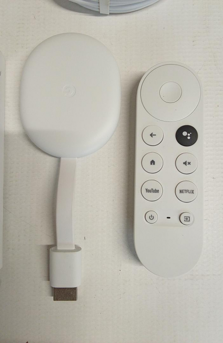 Google Chromecast Google TV, HD, HDMI, Bluetooth, Wi-Fi, Telecomanda comenzi vocale, Alb [3]