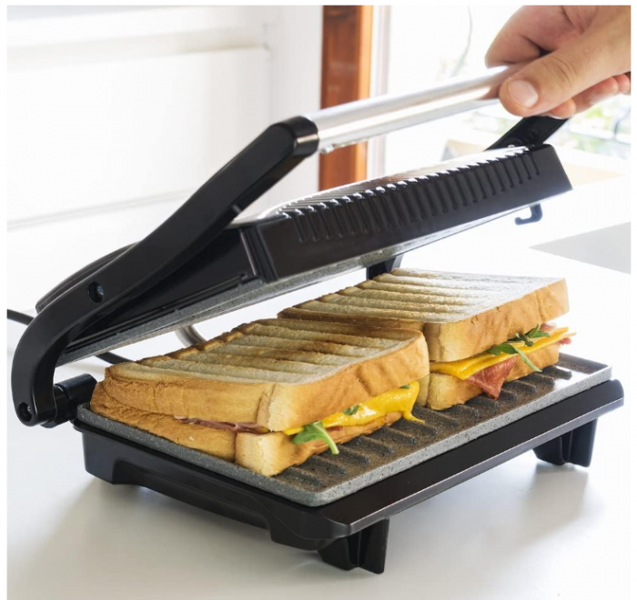 Gratar electric Cecotec 750, deschidere 180°C, 700 W, suprafață 23 x 14.5 cm [4]