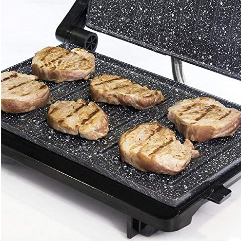 Gratar electric Cecotec Rock'nGrill 750 W, Deschidere 180º, Suprafata 23 x 14.5 cm [3]