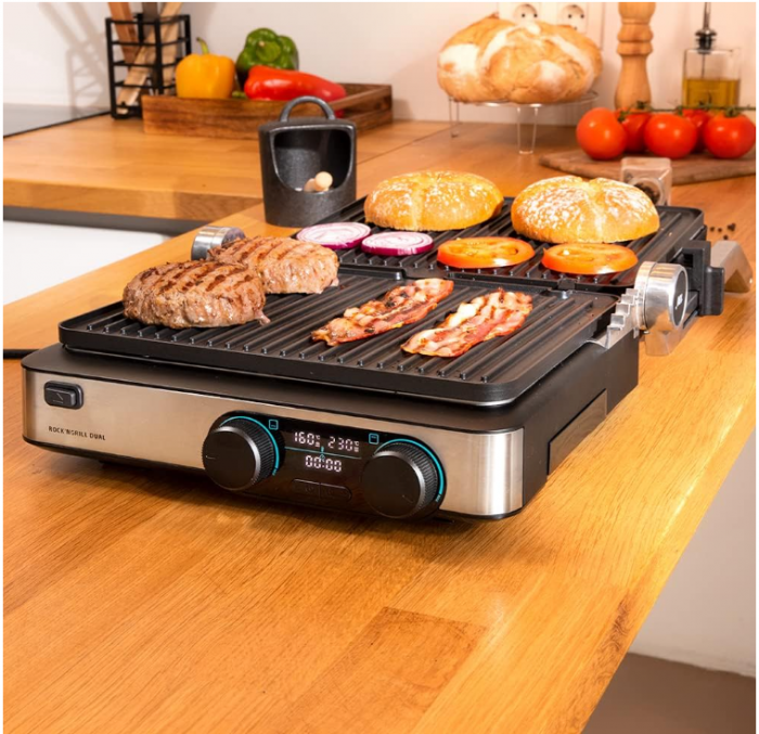 Grătar electric dublu Cecotec Rock'nGrill, 2000 W [8]