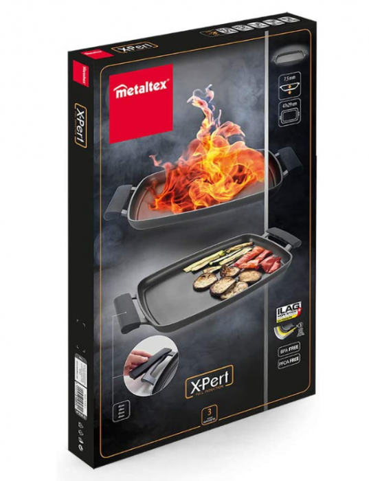 Grătar Metaltex, negru, 47 x 29 cm [6]