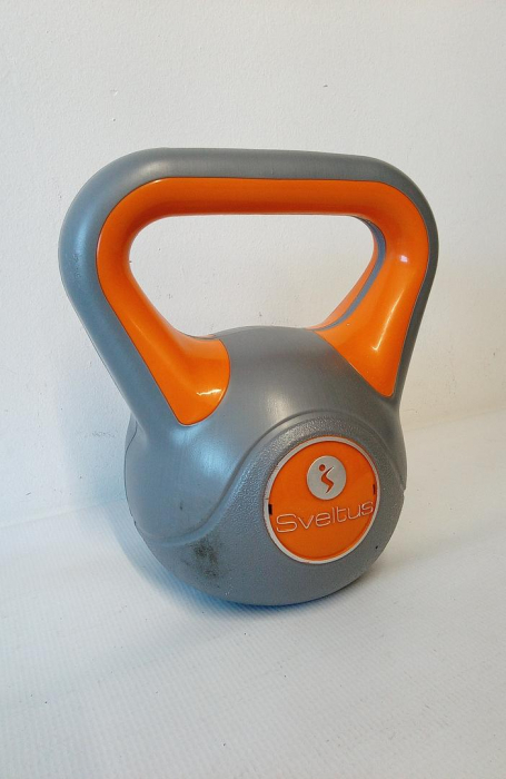 Greutate Kettlebell Sveltus, 8kg, portocaliu [2]