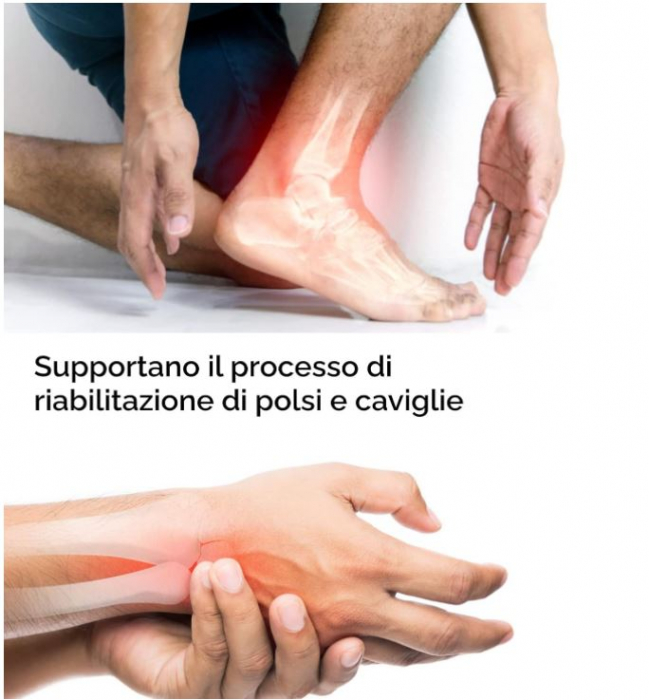 Greutăți pentru încheietura mâinii/glezne FFitnes (2 x 0,5 kg) cu cureaua reglabilă [7]