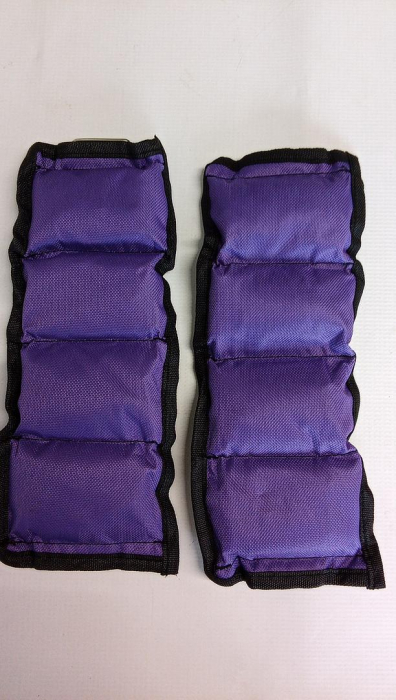 Greutăți pentru încheietura mâinii/glezne FFitnes (2 x 0,5 kg) cu cureaua reglabilă [3]