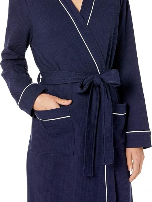 Halat de baie pentru femei Amazon Essentials, bleumarin, XXL [3]