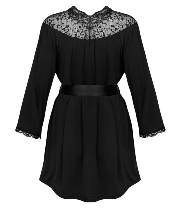 Halat de nopte pentru femei Obsessive, negru, M/L [4]