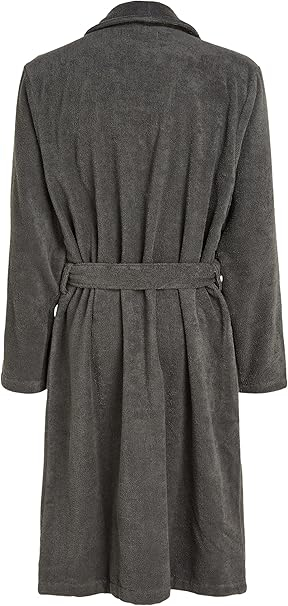 Halat de baie pentru bărbați Tommy Hilfiger, bumbac, gri, S [4]