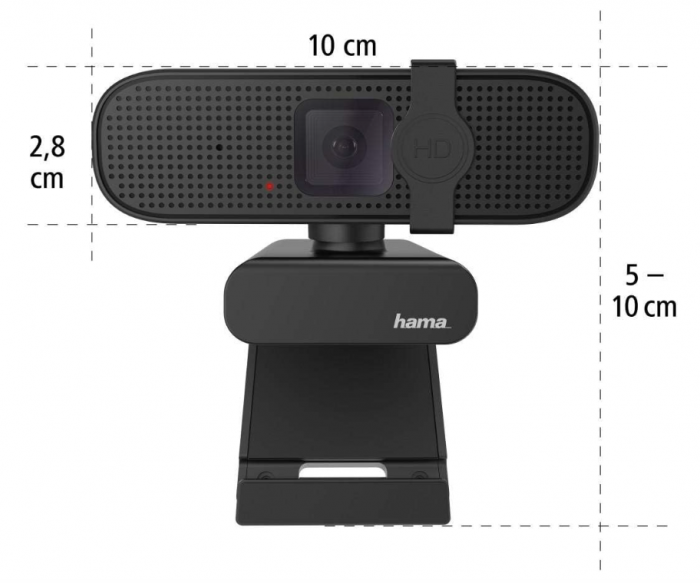 Hama Cameră web cu microfon Full HD 1080P [6]