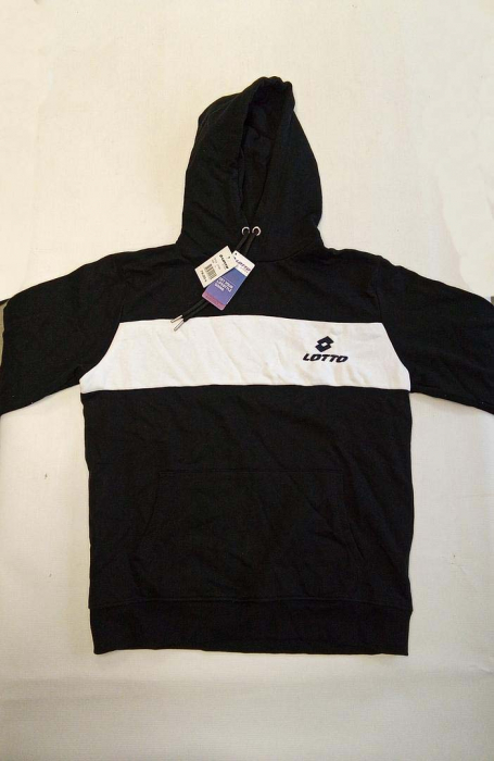 Hanorac cu glugă pentru bărbați Lotto LT1229, negru, L [3]