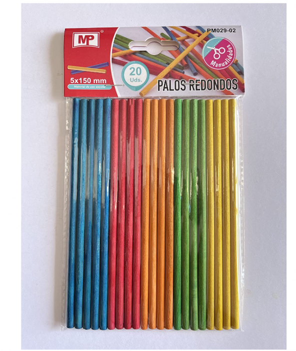 HC Enterprise Set 100 betisoare din lemn, colorate, 5mm [3]