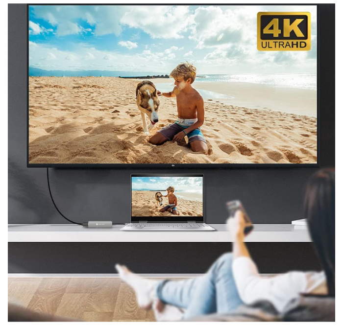 Hub Adaptor NOVOO USB-C la HDMI 4K, 3 x USB 3.0, Cititor de carduri SD și Micro SD [7]