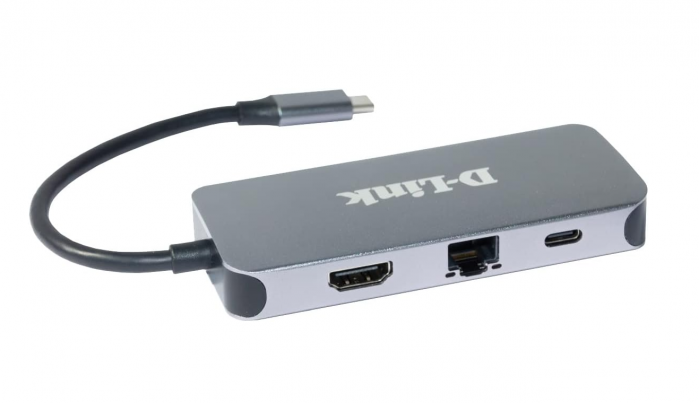 Hub USB D-Link DUB-2335, USB-C, 6-în-1 [2]