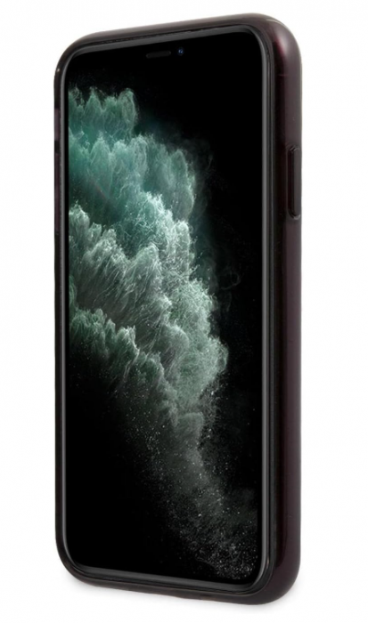 Husă AMG Mercedes AMHCN61DOLBK pentru iPhone 11, piele neagră de 6,1 inci [8]