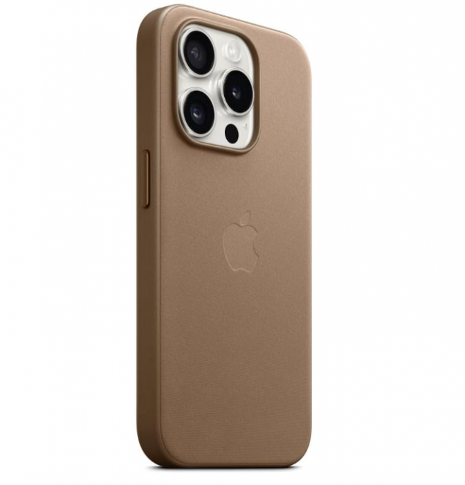 Husă Apple iPhone 15 Pro FineWoven cu MagSafe, Taupe [5]