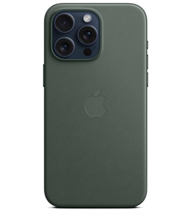 Husă Apple iPhone 15 Pro Max FineWoven cu MagSafe, Evergreen [3]