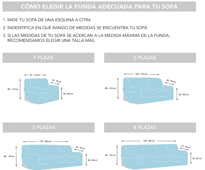 Husa Canapea Elastica Martina Home, 2 Locuri, gri [3]