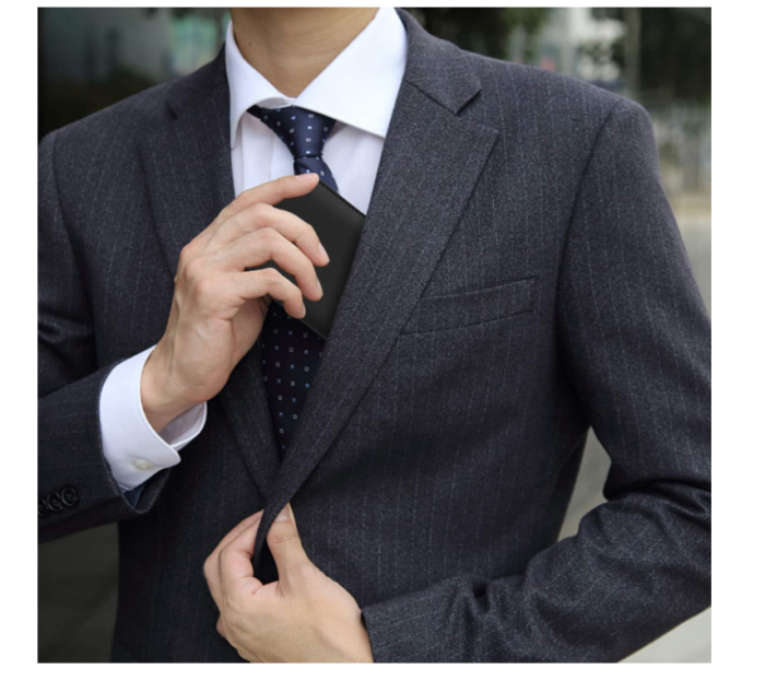 Husa carnet de cecuri din piele FanChose ZPB-SK811, 16.5 x 9.5 cm [5]