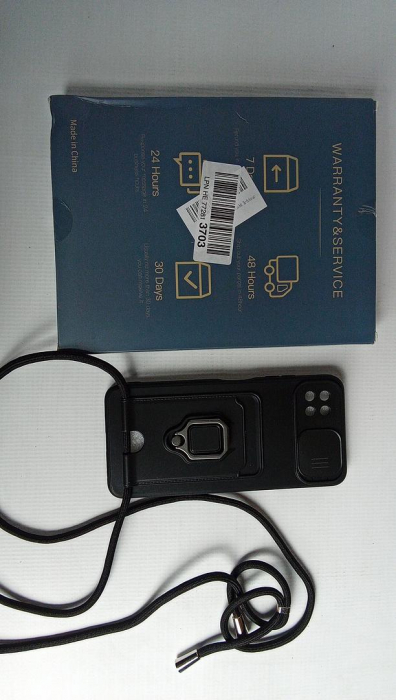 Husă cu șnur Zallagre pentru Samsung Galaxy A22 5G, negru [2]