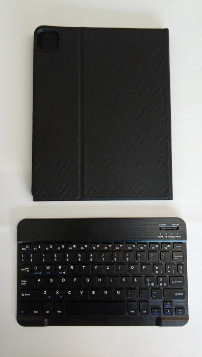 Husă cu tastatură italiană IVEOPPE pentru iPad Air 5 Generation 2022 10,9"/Air 4 2020 10,9"/iPad Pro 11 2022/2021/2020/2018, negru [2]