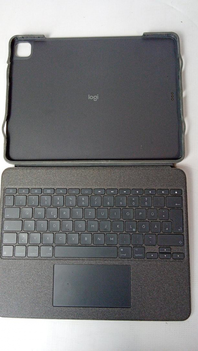 Husa cu tastatură Logitech Combo Touch pentru iPad Pro 12.9 (a 5-a generație - 2021) Aspect QWERTZ german, Gri [6]