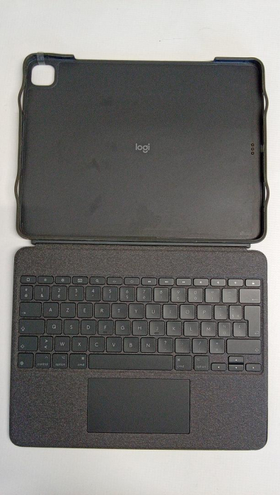 Husa cu tastatura Logitech Combo Touch pentru iPad Pro 12,9 inchi (a 5-a, a 6-a gen: 2021, 2022), AZERTY franceză, Gri [3]