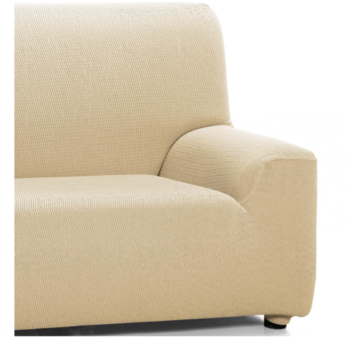 Husa de canapea Martina Home elastica, pânză, bej, 3 locuri, latime 170-220 cm [3]