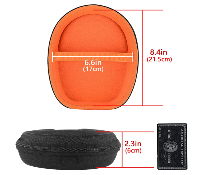 Husa de protectie pentru casti Geekria Shield, negru [6]