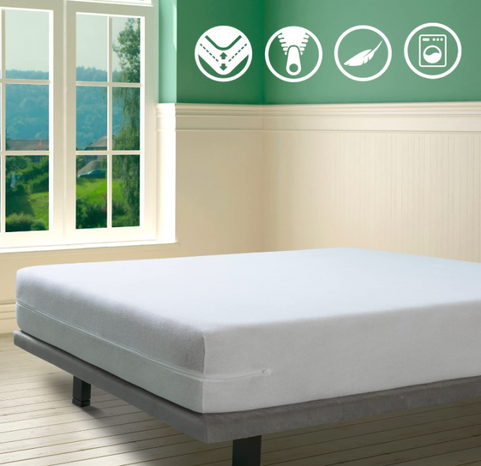 Husă de saltea din microfibră Savel cu fermoar, Dimensiunea 105 x 190cm [4]