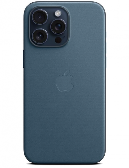 Husă de telefon Apple iPhone 15 Pro Max FineWoven cu MagSafe, Pacific Blue [4]