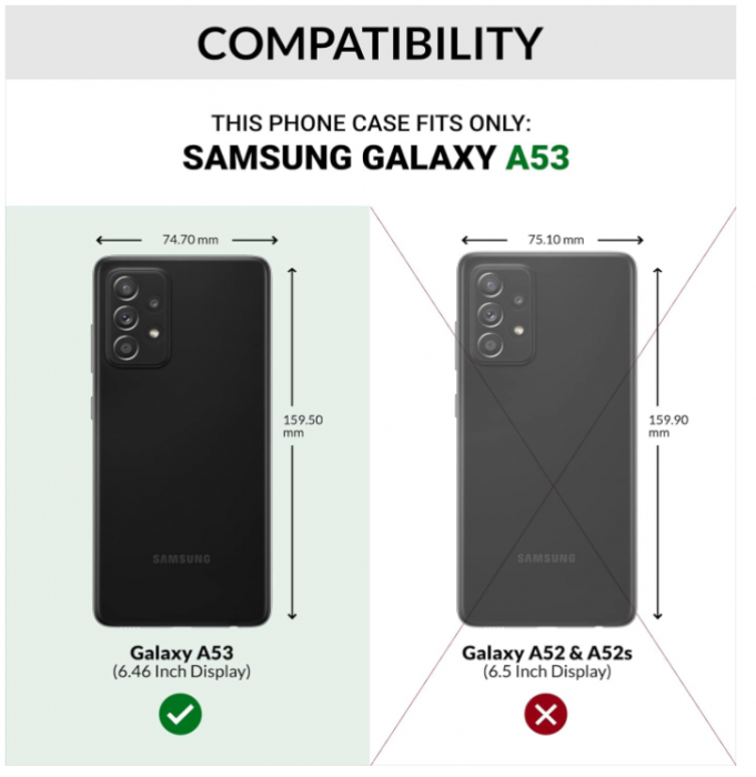 Husă din piele naturala SURAZO pentru Samsung Galaxy A53 5G 4G (nucă) [5]