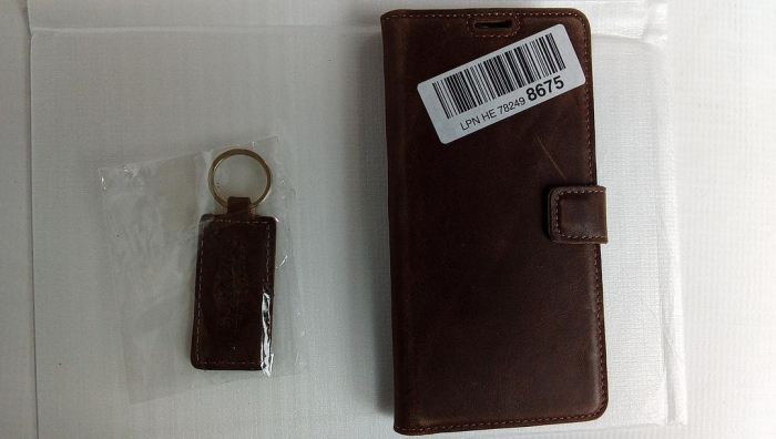 Husă din piele naturala SURAZO pentru Samsung Galaxy A53 5G 4G (nucă) [2]