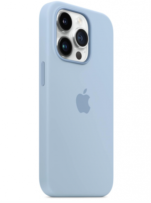 Husă din silicon Apple cu MagSafe pentru iPhone 14 Pro, albastru [6]