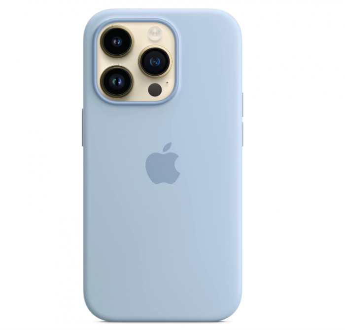 Husă din silicon Apple cu MagSafe pentru iPhone 14 Pro, albastru [3]