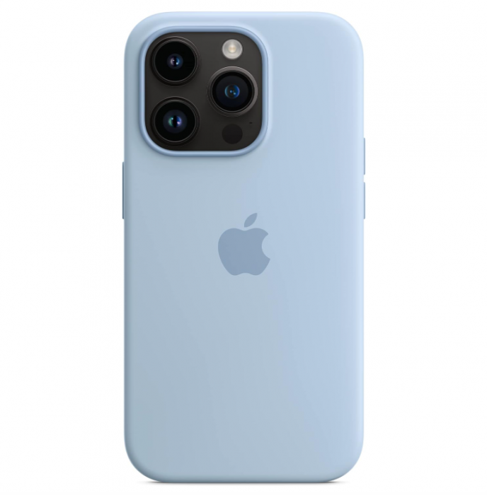 Husă din silicon Apple cu MagSafe pentru iPhone 14 Pro, albastru [5]