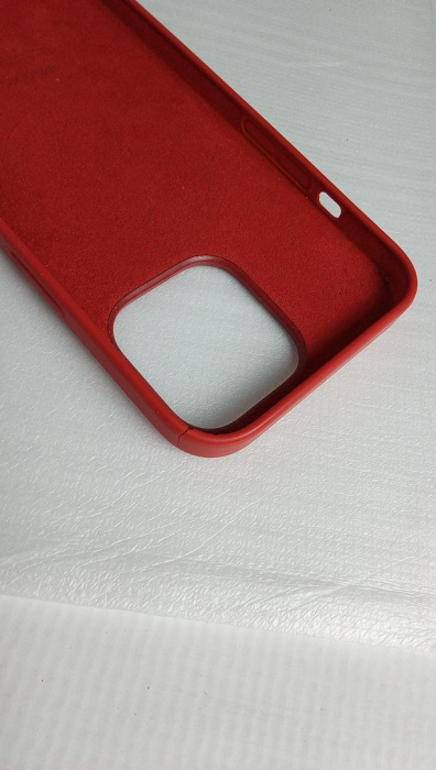 Husă din silicon Apple iPhone 13 Pro cu MagSafe, rosu [4]