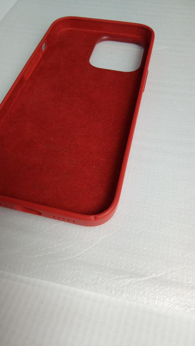 Husă din silicon Apple iPhone 13 Pro cu MagSafe, rosu [6]