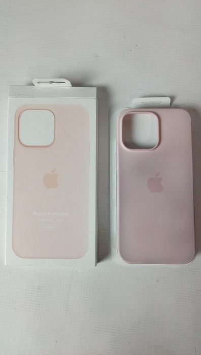 Husă din silicon Apple iPhone 14 Pro Max cu MagSafe, Chalk Pink [2]