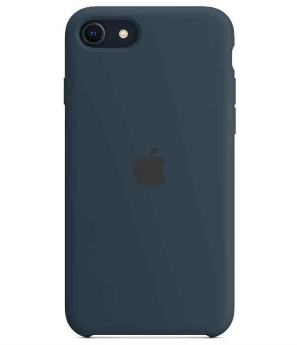 Husă din silicon Apple pentru iPhone SE, Abyss Blue [5]