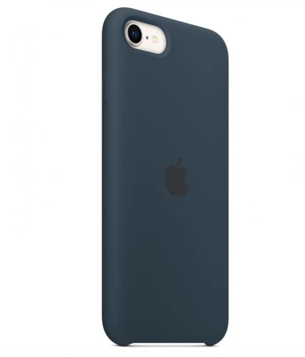 Husă din silicon Apple pentru iPhone SE, Abyss Blue [7]