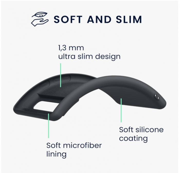 Husa din silicon Kwmobile pentru Google Pixel 6, Neagra Mat [3]