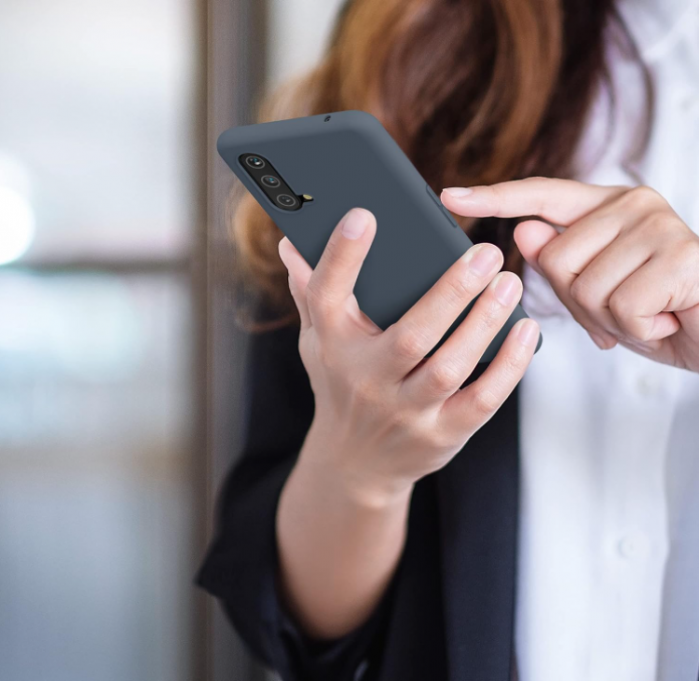Husa din silicon kwmobile pentru OnePlus Nord CE 5G, gri [5]