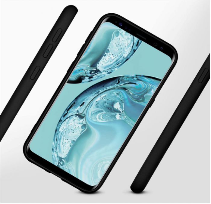 Husa din silicon ONEFLOW pentru  Samsung Galaxy S8, negru mat [4]
