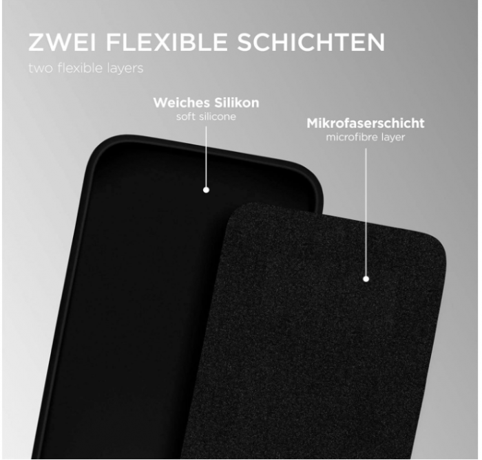 Husa din silicon ONEFLOW pentru  Samsung Galaxy S8, negru mat [5]