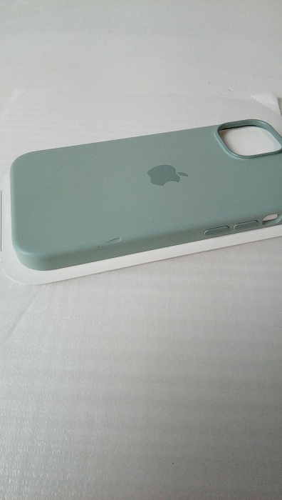 Husa din silicon pentru Apple iPhone 14 cu MagSafe, Verde Succulent [3]