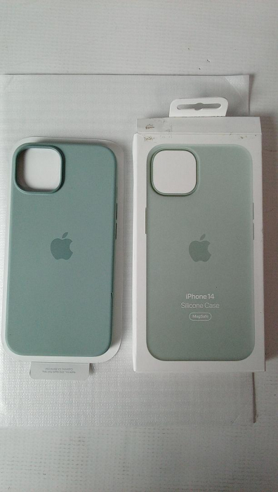 Husa din silicon pentru Apple iPhone 14 cu MagSafe, Verde Succulent [2]